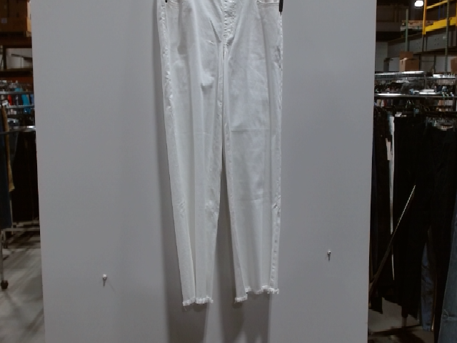 NYDJ Women's White Cotton Blend Ankle Pants