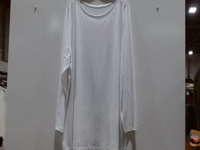 White Long Sleeve Crew Neck T-Shirt