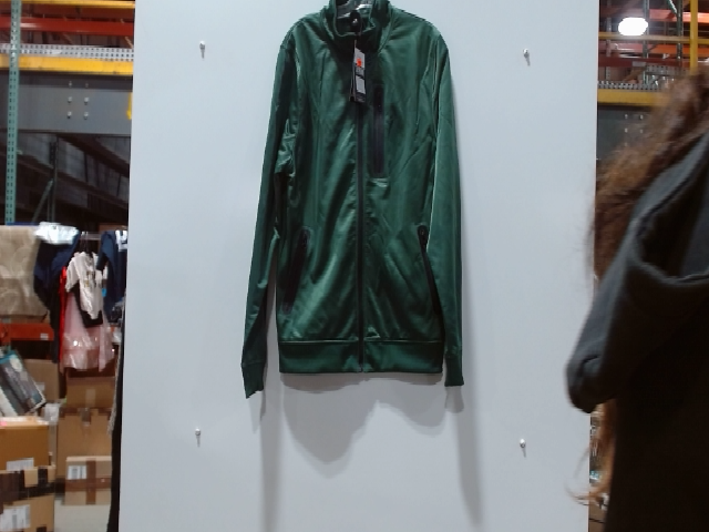 Green Velvet Activewear Jacket