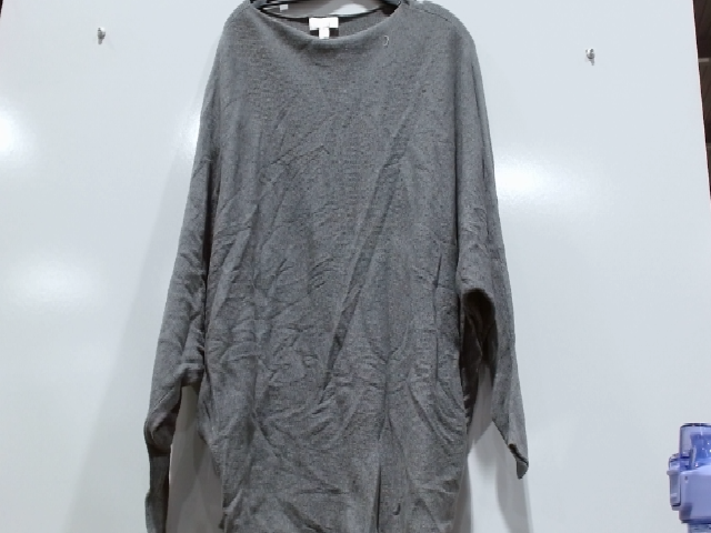 ATM Anthony Thomas Melillo Gray Cashmere Dolman Sleeve Sweater