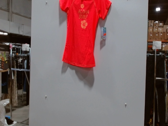 Red Aloha Surf Rash Guard
