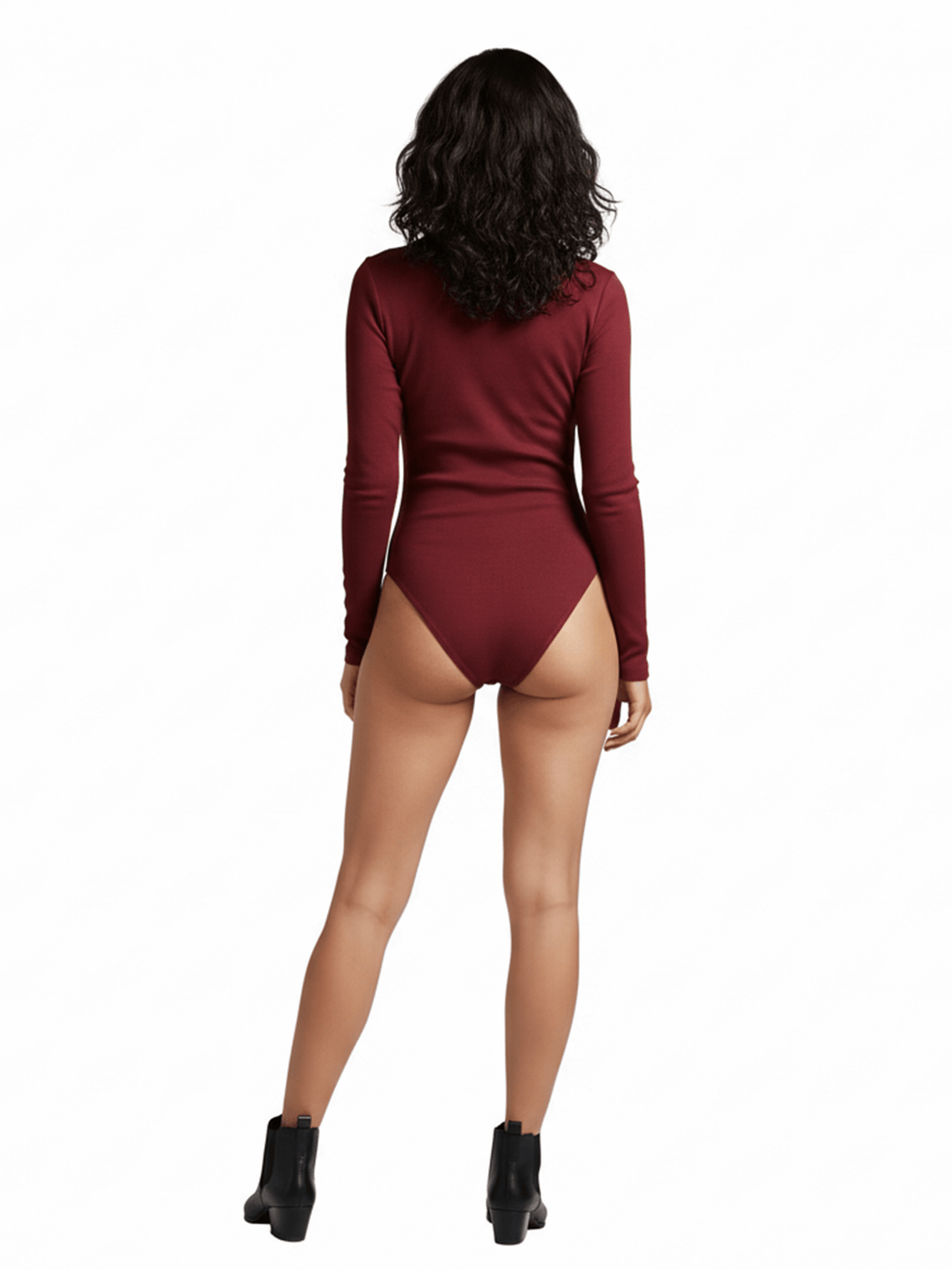 Elegant Red Bodysuit