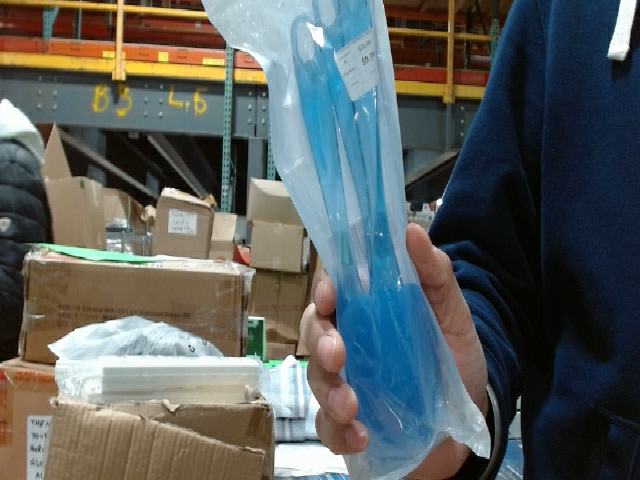 Blue Kitchen Utensils Set