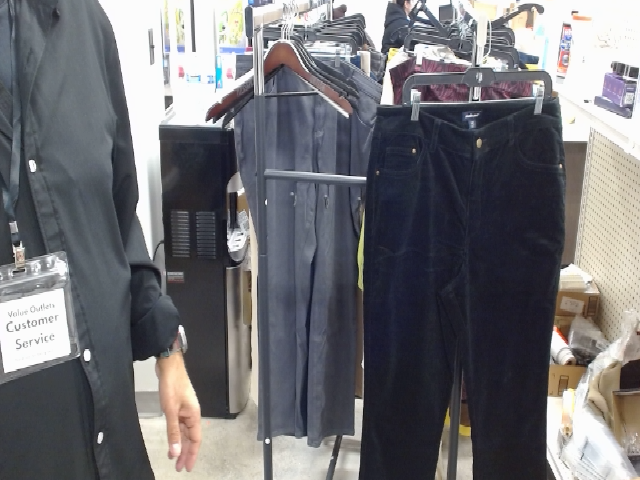 Alfred Dunner Black Corduroy Pants