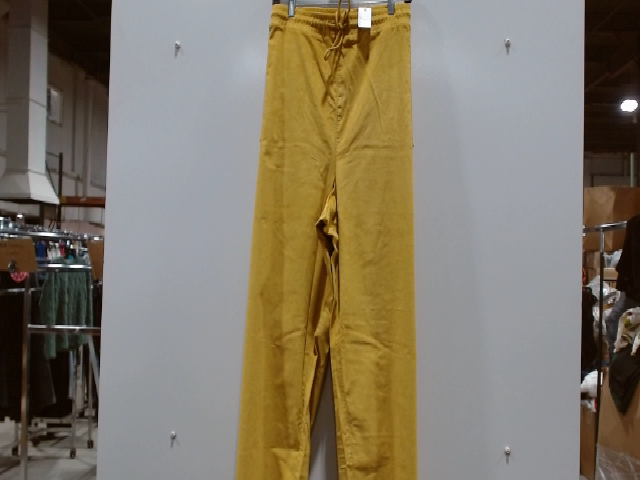 Mustard Cotton Pants