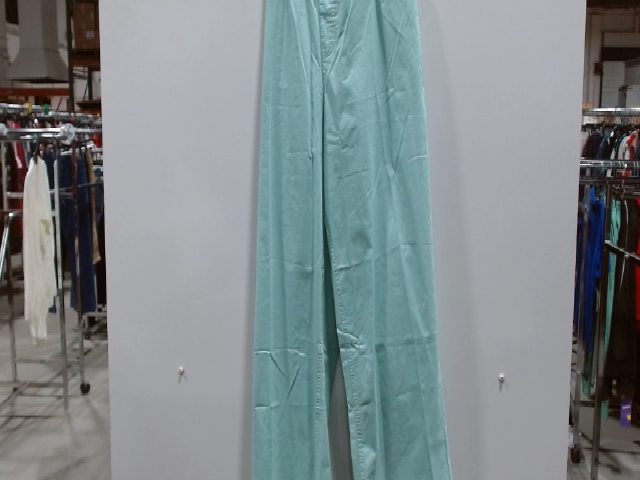Women's Teal Cotton Wide Leg Pants