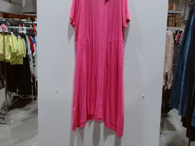 Ava & Viv Women's Short Sleeve Dress Pink