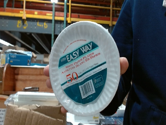 Easy Way 6-Inch Paper Plates - 50 Count