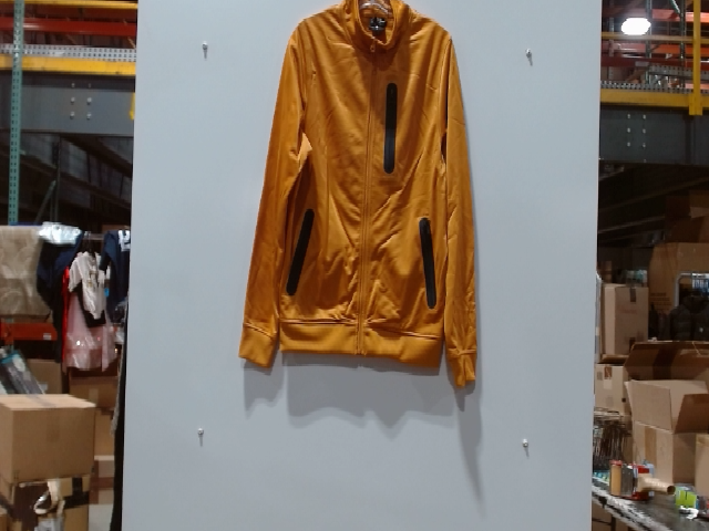 21MEN Mustard Yellow Full Zip Jacket