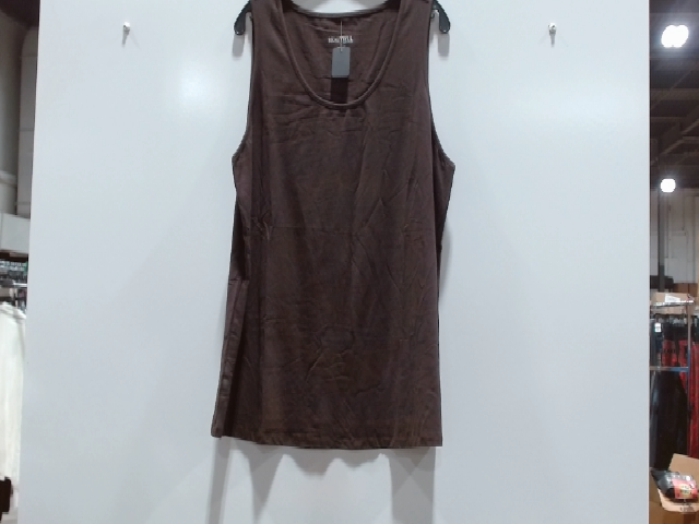 BEAUTIFUL Women's Brown Sleeveless Tank Top