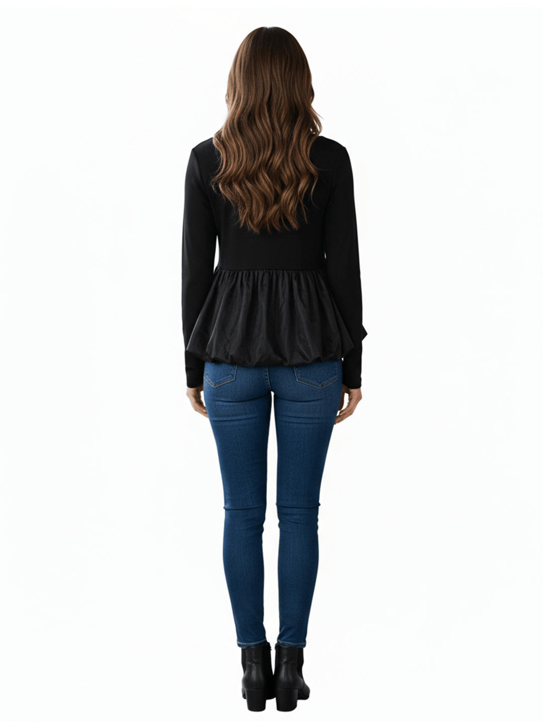 Wild Fable Women's Peplum Long Sleeve Blouse