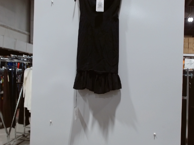 Black Ruffled Mini Dress