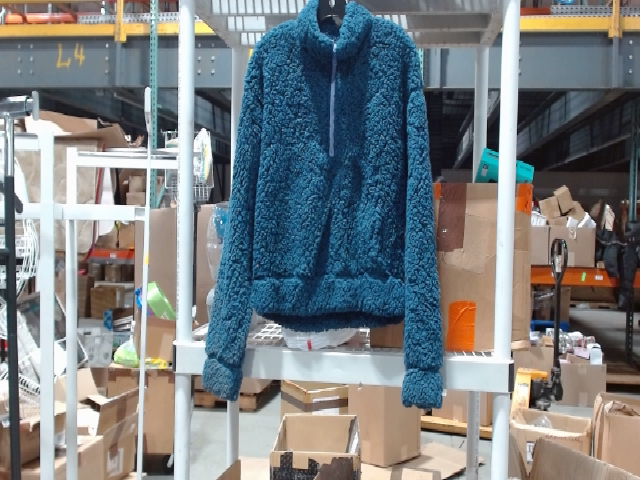 Teal Fleece Pullover