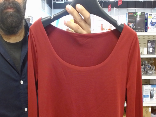 Long Sleeve Scoop Neck Top
