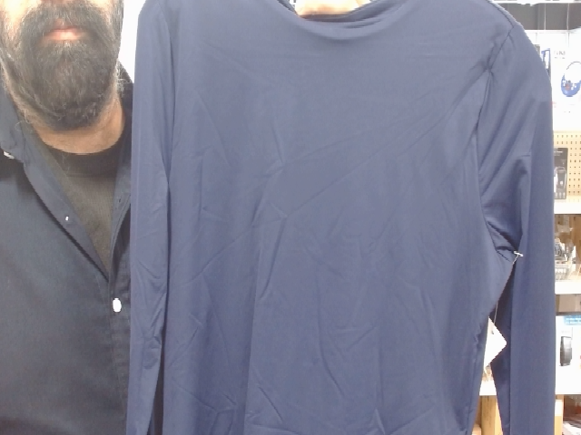 Navy Long Sleeve Top