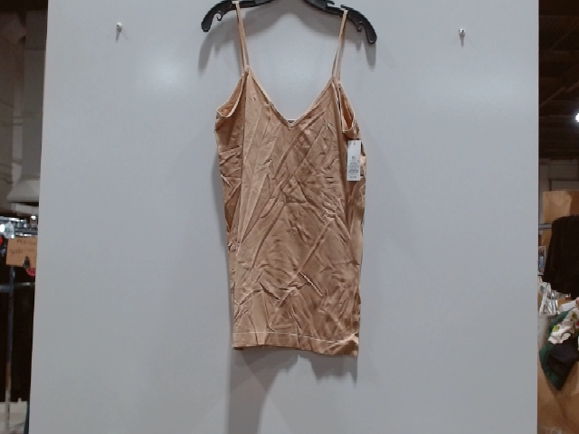 A New Day Beige V-Neck Tank Top