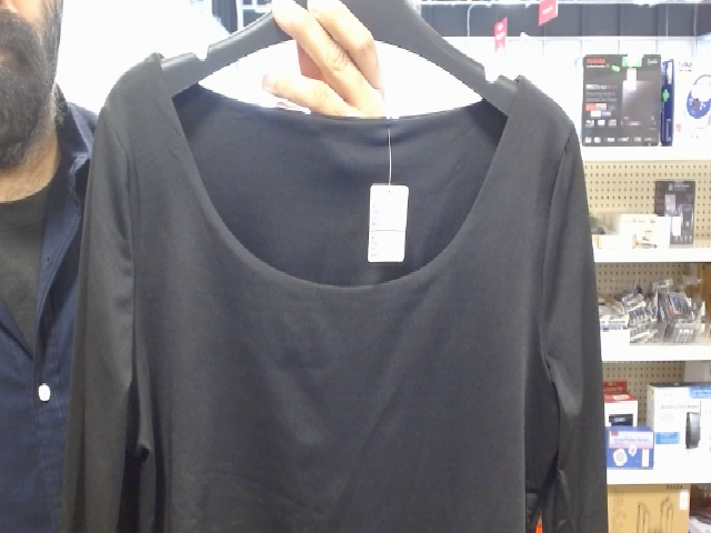 Elegant Black Long Sleeve Top