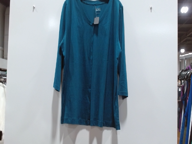 Lands' End Women's 3/4 Sleeve V-Neck Tunic Top