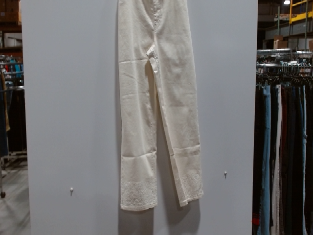 Habitat White Cotton Blend Pull-On Pants