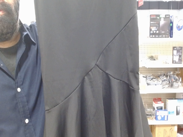 H&M Black Ruffle Skirt