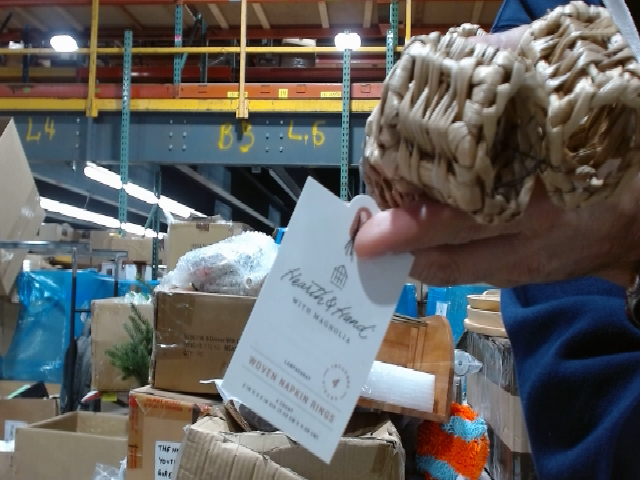 Hearth & Hand with Magnolia Woven Napkin Rings Set of 4