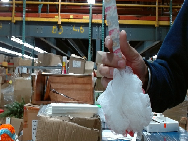 Bath Loofah with Handle