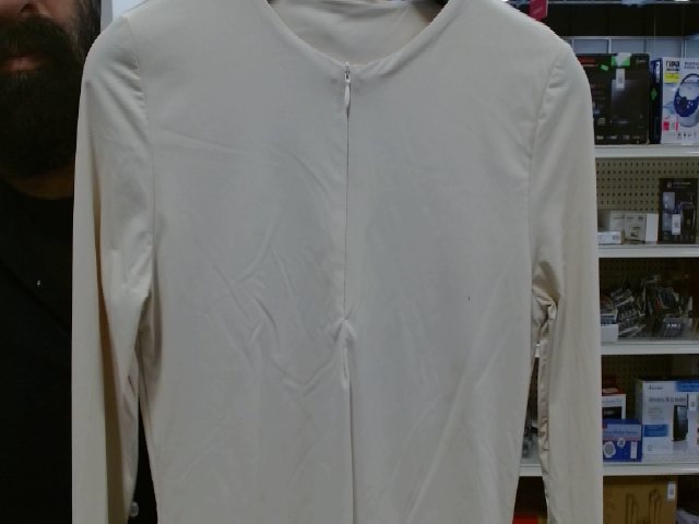 Elegant Beige Long Sleeve Top