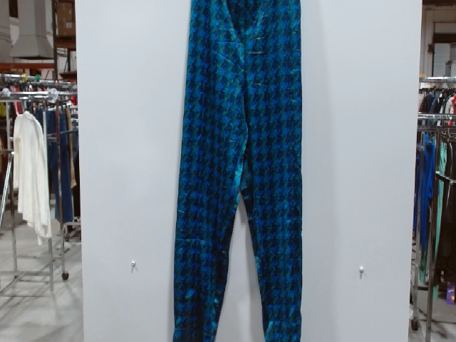 Blue Velvet Houndstooth Pants