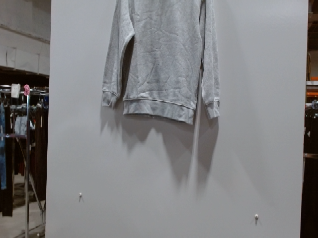 Grey Cotton Activewear Sweatshirt