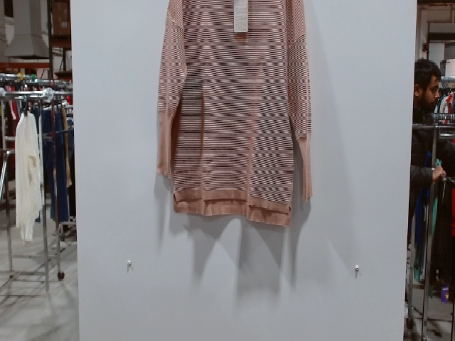 BANSOON Sweater Peach Striped