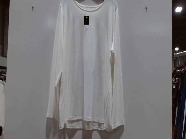 Alfred Dunner Women's XL White Polyester Long Sleeve Shirt