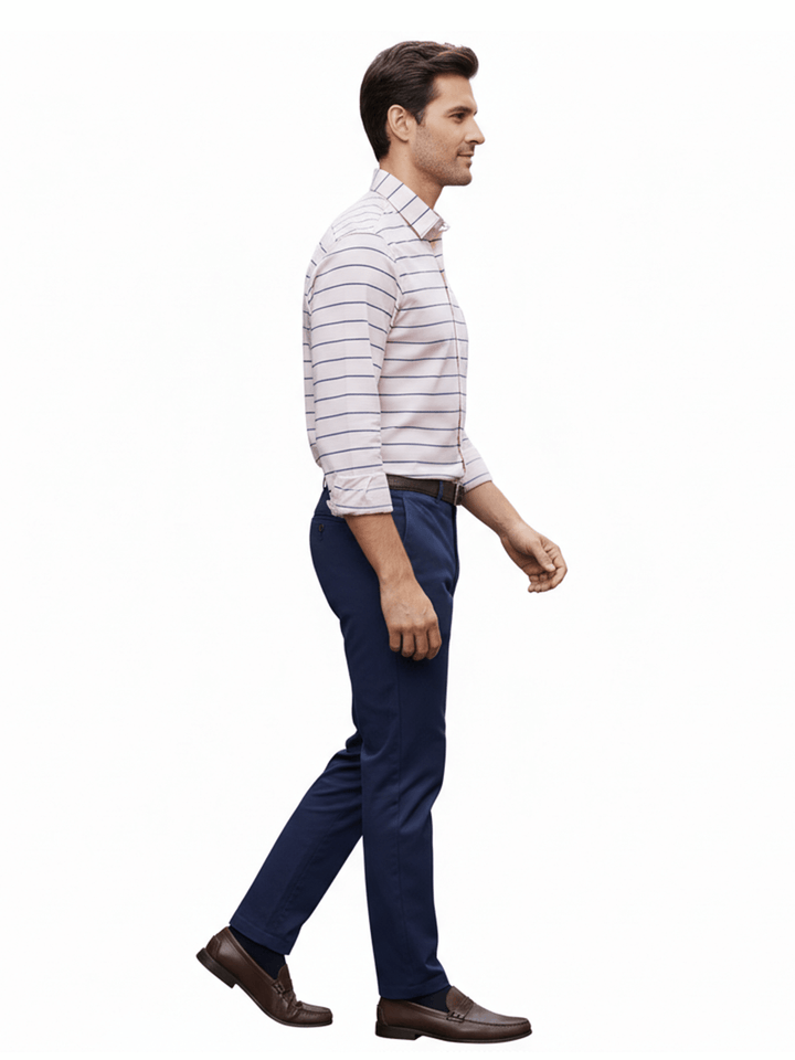 Van Heusen Pink Striped Long Sleeve Button-Down Shirt