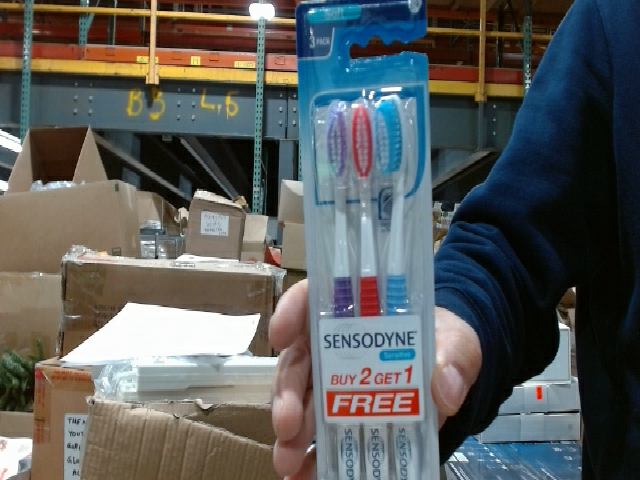 Sensodyne Sensitive Toothbrush, 3-pack