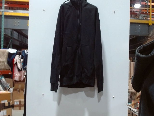 Lululemon Black Fleece Activewear Half-Zip Hoodie