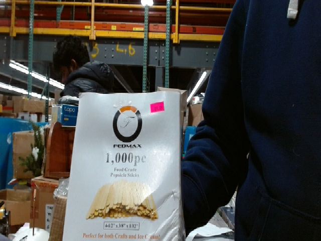 FEDMAX 1,000 pc Food Grade Popsicle Sticks