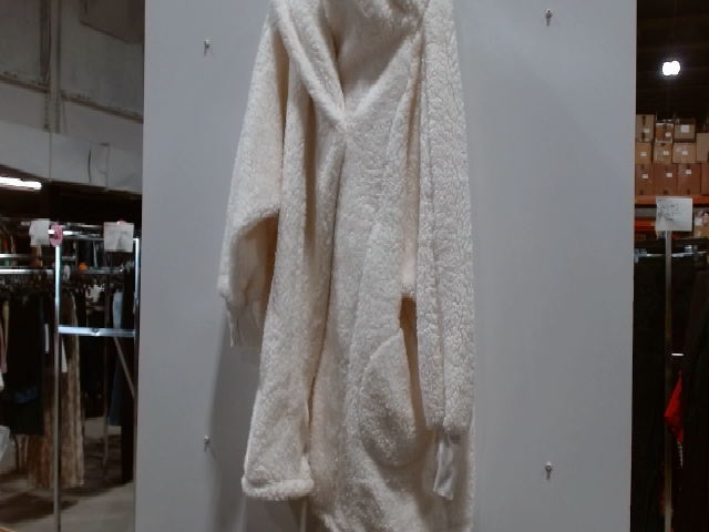 White Fleece Hoodie