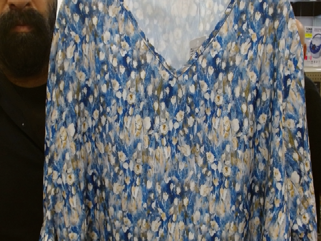 Floral V-Neck Blouse