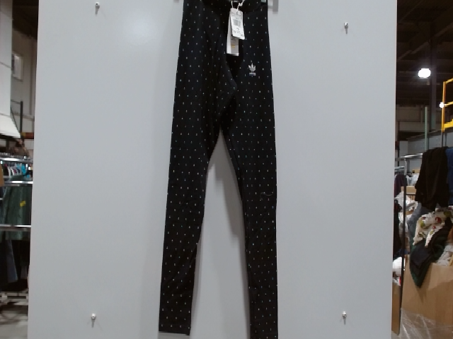 Adidas Black Dotted Activewear Leggings