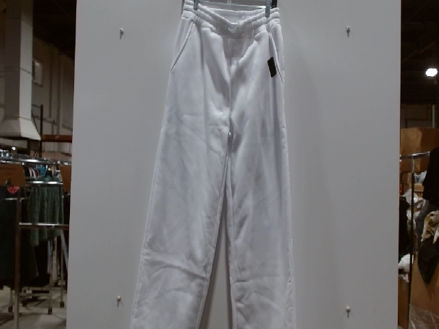Nike White Cotton Activewear Joggers