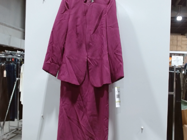 D & K Burgundy Outfit Set