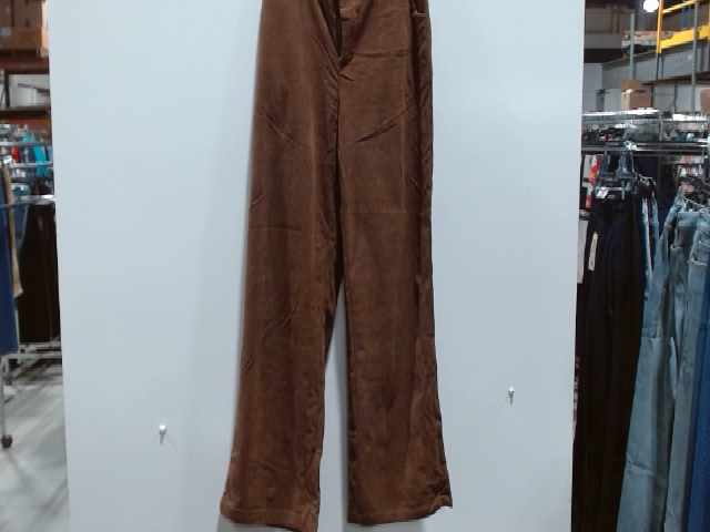 Brown Corduroy Wide Leg Pants