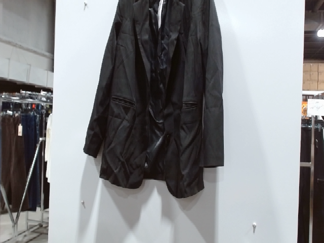 Black Satin Blazer