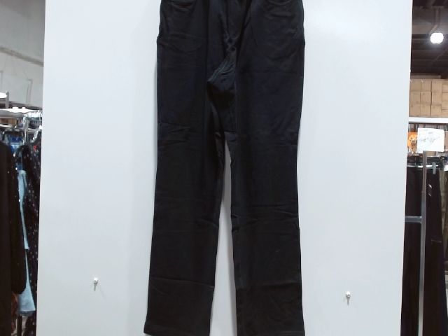 Alfred Dunner Black Cotton Blend Pants