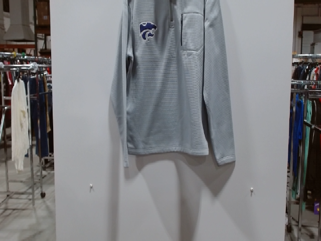 Under Armour Men's Kansas State Wildcats Grey Fleece Pullover
