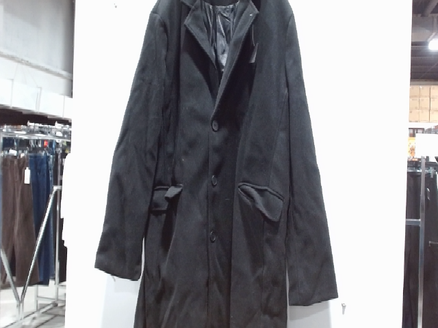 Men's Black Overcoat