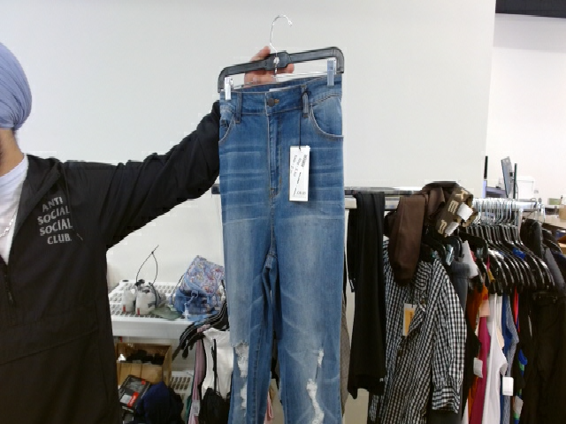 LOVESHACKFANCY Distressed Jeans