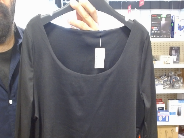 Black Long Sleeve Top