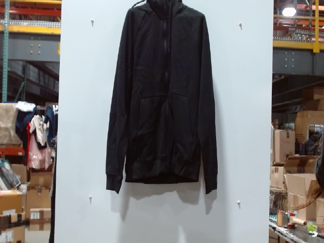 Lululemon Black Cotton Blend Full Zip Hoodie