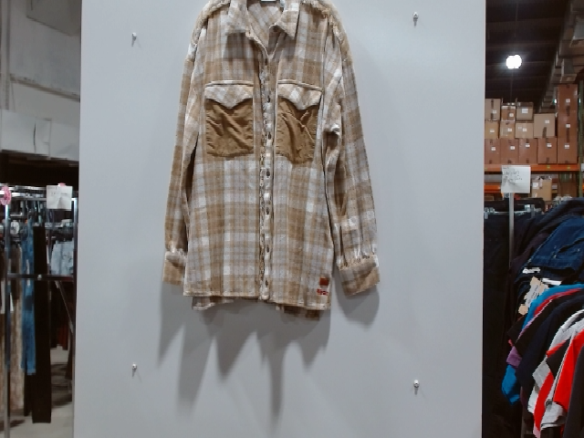 Love Tree Women's Brown Plaid Flannel Shirt