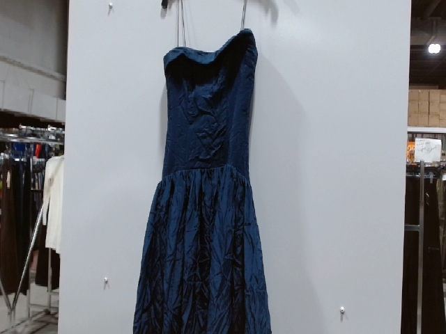 Blue Strapless Dress